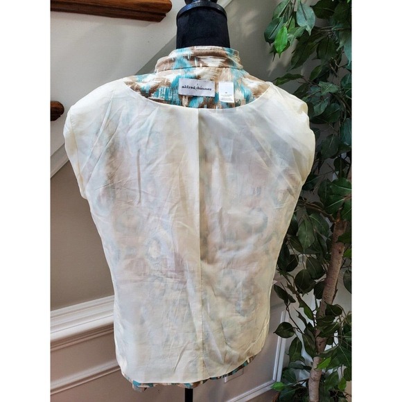 Alfred Dunner Women's Multicolor Polyester Long Sleeve Full Zip Casual Jacket 14 - Picture 7 of 12